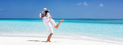 Man and woman on beach